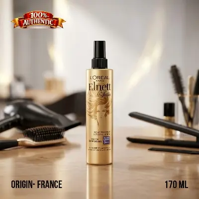 Picture of L’Oréal Paris Elnett Heat Protect Styling Spray Smooth 170ml – Heat Protection & Frizz Control (FR) - 170ml