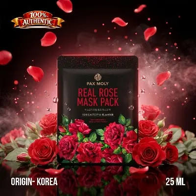 Picture of Pax Moly Real Rose Mask Pack 25ml Korea