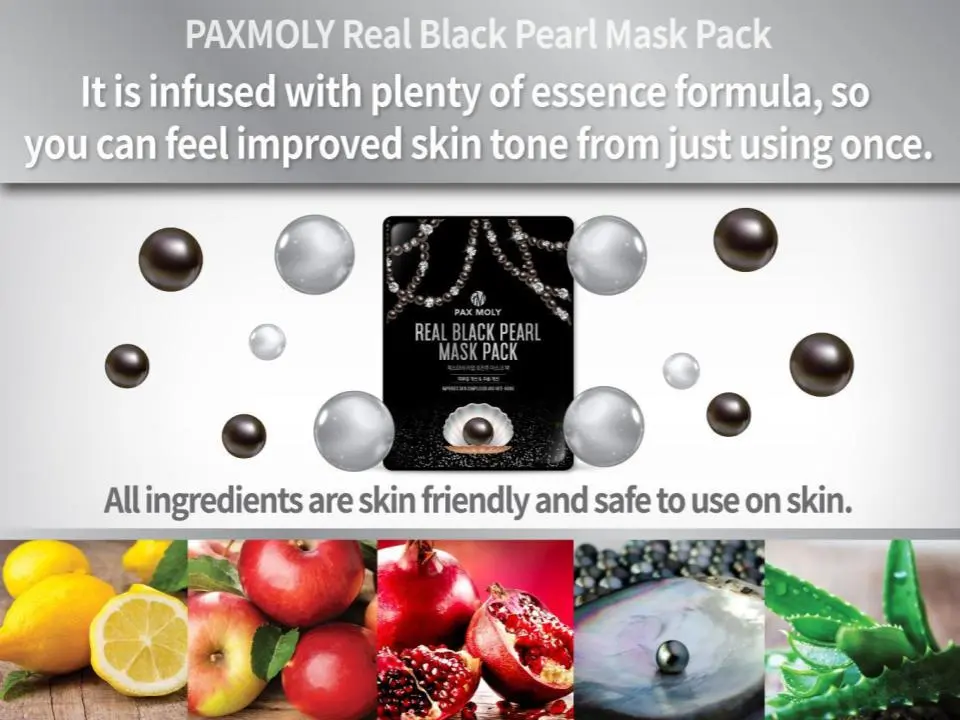 Picture of Pax Moly Real Black Pearl Mask Pack 25ml