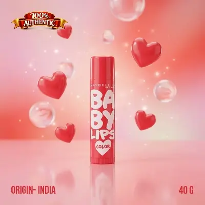 Picture of Maybelline Baby Lips Color Lip Balm 4g – Hydrating Tinted Lip Balm for Soft & Smooth Lips (IN)