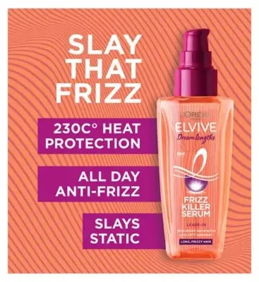Picture of L’Oréal Paris Elvive Dream Lengths Frizz Killer Serum 100ml – Anti-Frizz Leave-In with Heat Protection (FR)