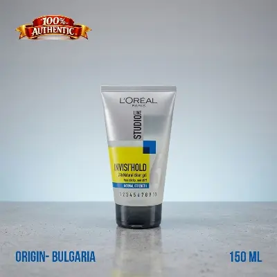 Picture of L’Oréal Paris Studio Line Invisi’Hold 6 Natural Clear Gel 150ml – Flexible Hold, Non-Sticky Styling (BG) - 150ml