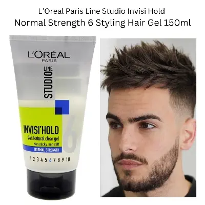 Picture of L’Oréal Paris Studio Line Invisi’Hold 6 Natural Clear Gel 150ml – Flexible Hold, Non-Sticky Styling (BG) - 150ml