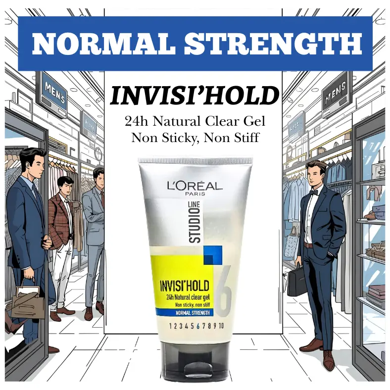 Picture of L’Oréal Paris Studio Line Invisi’Hold 6 Natural Clear Gel 150ml – Flexible Hold, Non-Sticky Styling (BG) - 150ml