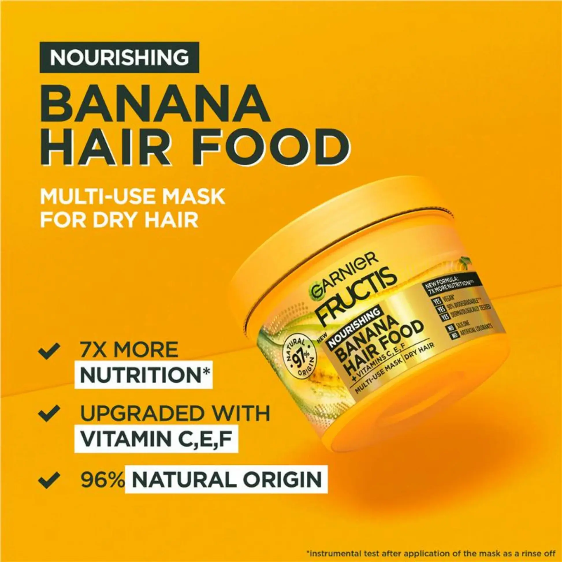 Picture of Garnier Fructis Banana Hair Food Multi-Use Hair Mask for Dry Hair – 390ml