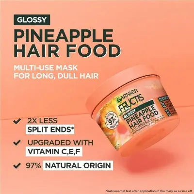 Picture of Garnier Fructis Pineapple Hair Food Multi-Use Hair Mask for Long Dull Hair – 390ml