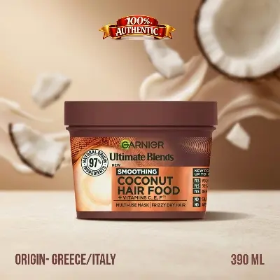 Picture of Garnier Ultimate Blends Coconut Hair Food Multi-Use Hair Mask for Frizzy Dry Hair – 390ml