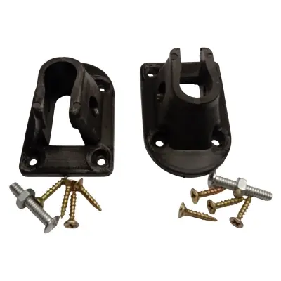 Picture of Foldable Desk Leg Brackets/ Connector (2 Set) -Black