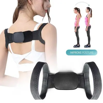 Picture of Back Posture Corrector Shoulder Straight Support Brace Belt Men women -Multicolor