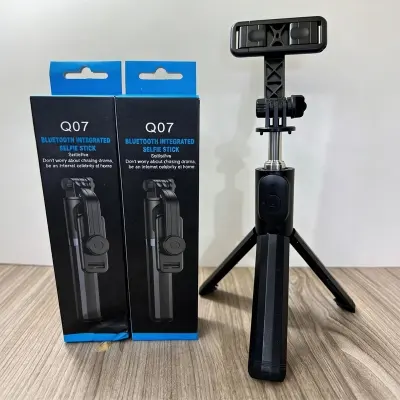 Picture of Q07 Portable Live Streaming Bluetooth Selfie Stick Tripod -Multicolor