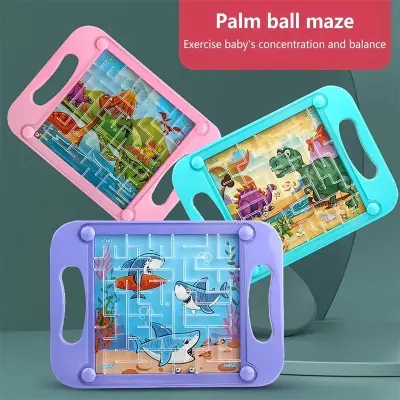Picture of 3D Educational Toy Baby Balance Ball Board Puzzle Maze Game For Kid Brain Game