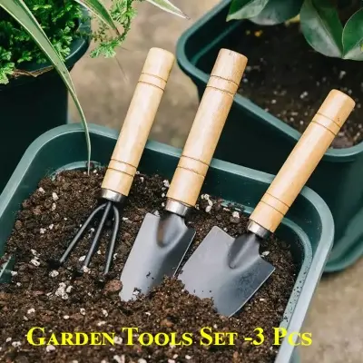 Picture of Three Pieces Garden Equipment Set For Home and Office Surrounding -Multicolor