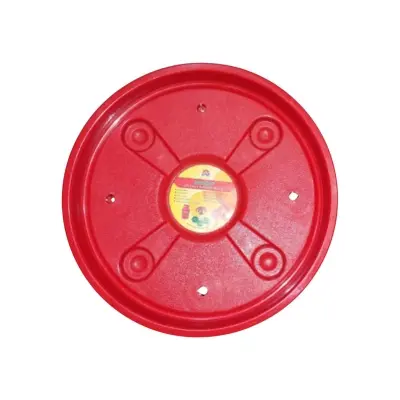 Picture of Trolley With Wheel For Water Pot, Flower Tab PVC LPG Gas Trolley For Bottle With Wheel for Easy Moving -Multicolor