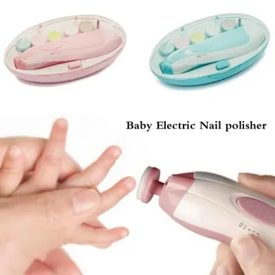 Picture of High Quality Electric Nail Trimmer Set for Newborn Baby | Baby Manicure Set -Multicolor