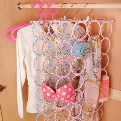Picture of Hijab Hanger For Women (28 holes Hard Rings ) - Hanger - cloth hanger -Multicolor