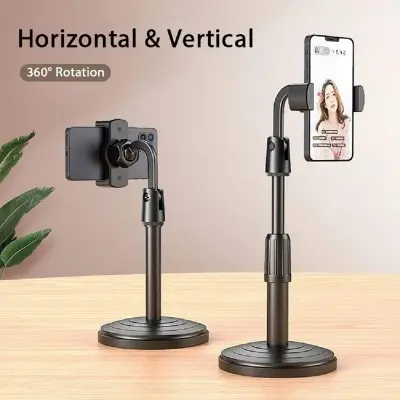 Picture of Height-Adjustable Mobile Phone Stand Holder: Elevate Convenience and Quality in Your Broadcasts -Multicolor
