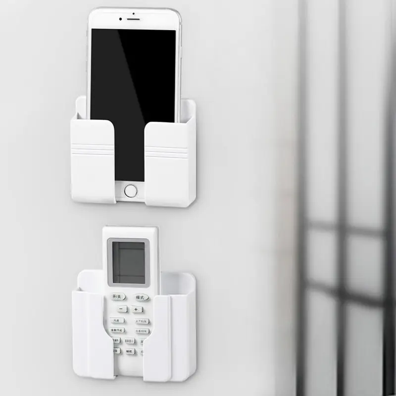 Picture of Phone & Remote Holder For Phone Mounted Storage Box Remote Control Storage Organizer: Multi Color - Phone Stand