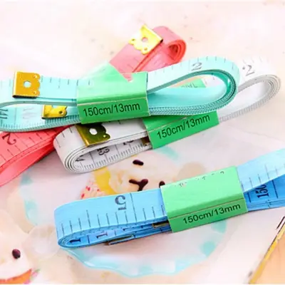 Picture of 12 PCS-Tape Measure Colored Tailoring Tape Measure Media Measuring Tape Tool Tailoring Tape -Multicolor