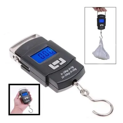 Picture of Multipurpose Digital Hanging Weight Scale-Weiheng, Electronic Portable LCD Digital Scale Weight Machine Digital-Black -Black