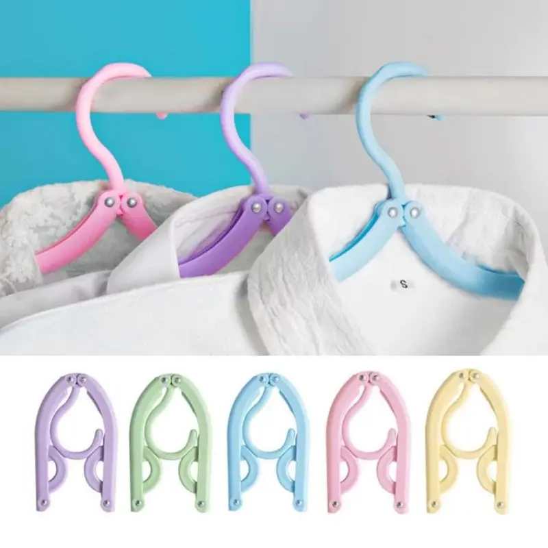 Picture of Smart Foldable Clothes Hanger for travel (6 pcs)