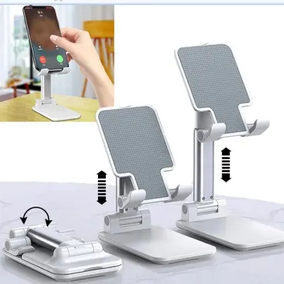 Picture of T1 Universal Ergonomic Collapsible Adjustable Desktop Tablet Mobile Phone Holder -Multicolor