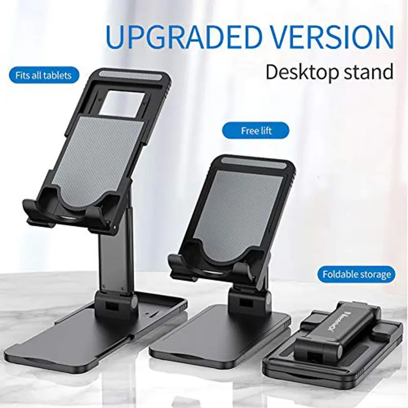 Picture of T2 Universal Ergonomic Collapsible Adjustable Desktop Tablet Mobile Phone Holder -Multicolor