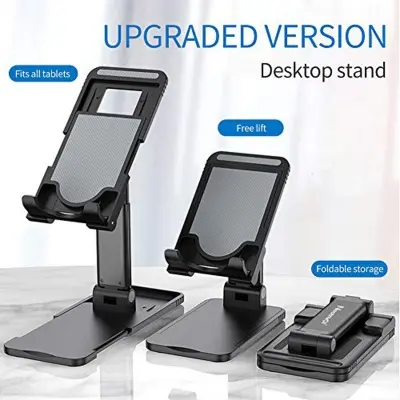 Picture of T2 Universal Ergonomic Collapsible Adjustable Desktop Tablet Mobile Phone Holder -Multicolor