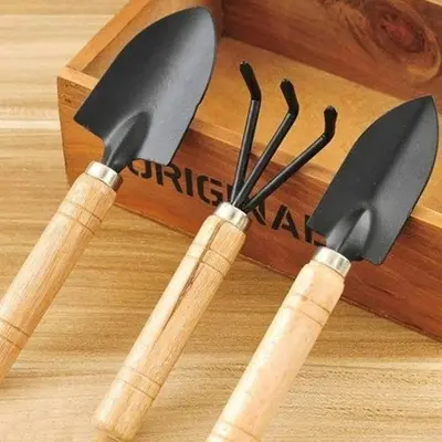 Picture of Three Pieces Garden Equipment Set For Home and Office Surrounding -Multicolor