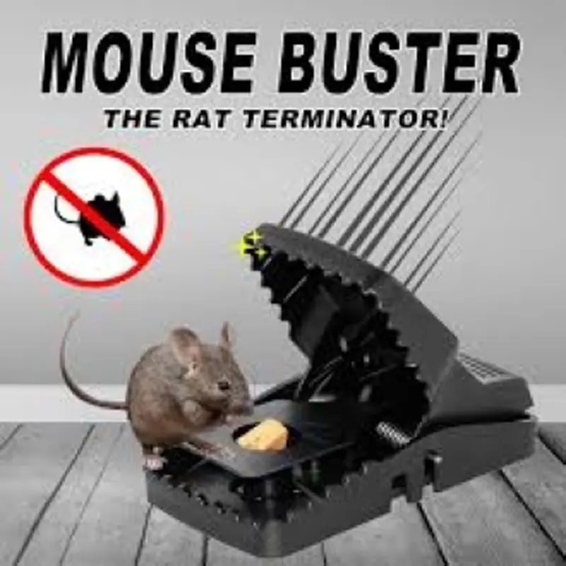 Picture of 2x Mouse Trap Mouse Finger Live Trap Rat trap Black -Multicolor