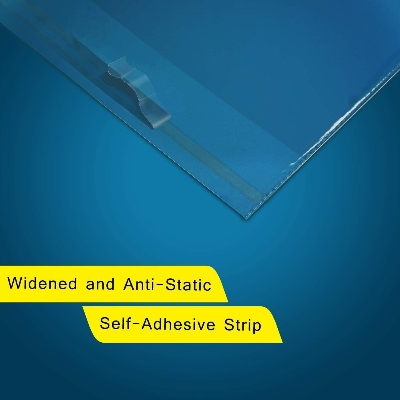 Picture of 5" x 7" Adhesive Clear Resealable Cellophane Self Adhesive Seal Bags for Packaging Bakery Cookie Cards Gifts Cellophane Poly Bags