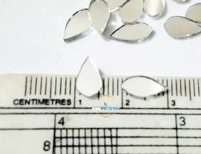 Picture of 6 mm Teardrop | Raindrop | Almond | Prodip shape small craft Mirror for Lippan Art & Craft | Mosaic Tiles used in embroidery or decoration