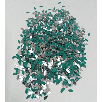 Picture of 3mm | Zero size Eye Shape Mirror for Embroidery Works in Any Other Clothes, Jewellery Making, Lippan Arts & Crafts Mosaic Tiles 3x7 mm