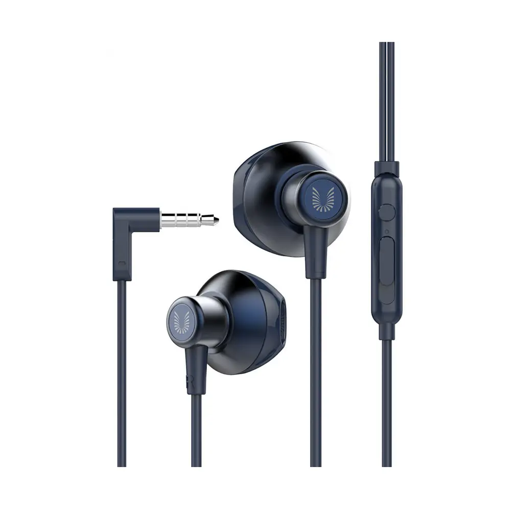 Picture of UiiSii HM12 Deep Bass Good Treble Earphones Super Bass Stereo And Dynamic In-Ear Headphones With Pouch Bag(Black)