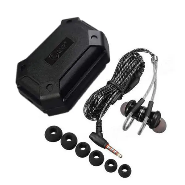 Picture of QKZ DM 10 Earphone 3.5mm jack with HiFi sound quality In-Ear Earphone(Black)