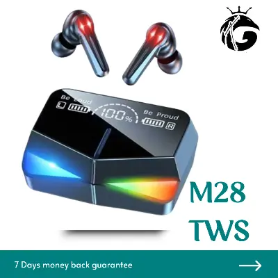 Picture of M28 TWS Wireless Gaming Earbuds(Black)
