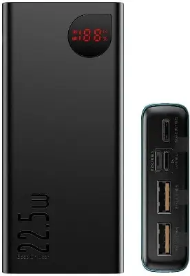 Picture of Baseus Adaman 22.5W 20000mAh Metal Digital Display Quick Charge Power Bank(Black)
