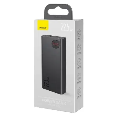 Picture of Baseus Adaman 22.5W 20000mAh Metal Digital Display Quick Charge Power Bank(Black)