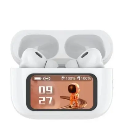 Picture of App Version A9 Pro Touch Screen Display Airpods with ANC ENC TWS Earbuds iOS and Android App Supported Airpods
