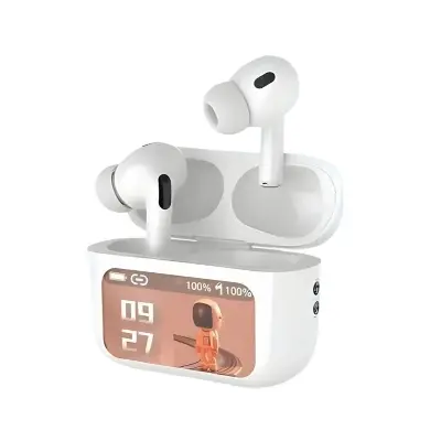 Picture of App Version A9 Pro Touch Screen Display Airpods with ANC ENC TWS Earbuds iOS and Android App Supported Airpods