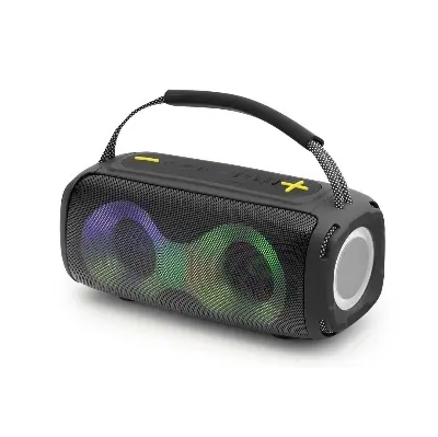 Picture of ET-312 Sub Bluetooth Speaker With rubber hand grip, AUX, USB, SD Card & FM Radio Supported Hi-Fi Sound Colorful RGB Lighting Party Bass Speaker
