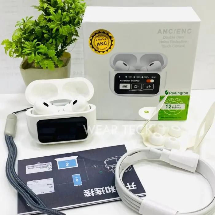 Picture of AirPods Pro A9 Pro ANC/ENC Bluetooth Earbuds Ipx4 Waterproof In-Ear Earphone Wireless Headphones