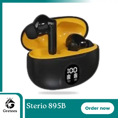 Picture of New Airpods Stereo 895B Earbuds Touch Control Stereo Bass Earphone LED Digital Display BT 5.4 Wireless in Ear Earbuds