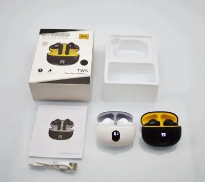 Picture of New Airpods Stereo 895B Earbuds Touch Control Stereo Bass Earphone LED Digital Display BT 5.4 Wireless in Ear Earbuds