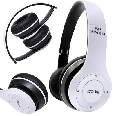 Picture of Exclusive P47 wireless bluetooth stereo headphones Foldable Premium Quality Headphones