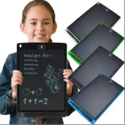 Picture of LCD Writing Tablet Drawing Pad Erasable E-writer Office Writing Board Digital Drawing Pad Doodle Board Magic Book - Multicolour