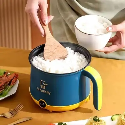Picture of Rice Cooker Multicooker Portable Electric Multicooker Cooking Pot With Steamer and Multipurpose