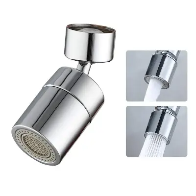 Picture of Adjustable 360 degree Rotary Splashback Tap Nozzle Bubbler Kitchen Sink Faucet Aerator