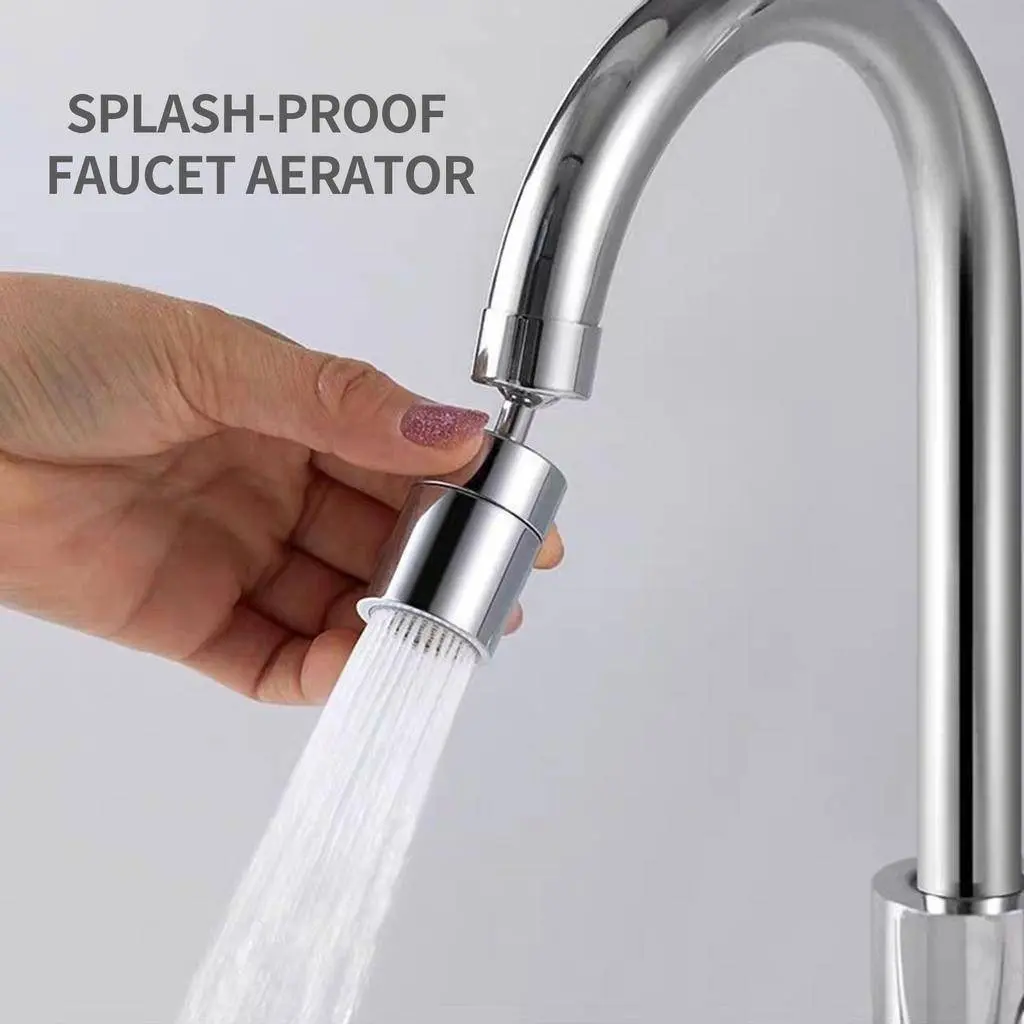 Picture of Adjustable 360 degree Rotary Splashback Tap Nozzle Bubbler Kitchen Sink Faucet Aerator
