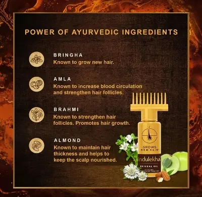 Picture of Indulekha Bringha Hair Oil (100ml)
