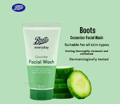 Picture of Boots Cucumber Facial Wash 150ml - Face Wash